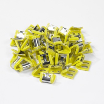 Plastic Lined Staple Clips